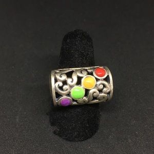 Sterling silver ring size 7 1/2